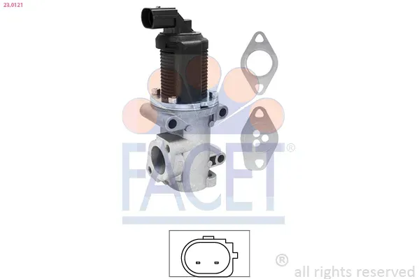 FACET AGR-Ventil 230121 für Opel Fiat ALFA ROMEO Vaughall GM Suzuki