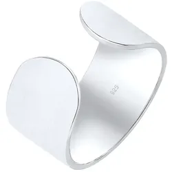 Elli Ring Bandring Offen Matt Blogger Verstellbar 925 Silber Resizable Damen 
