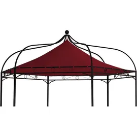 DEGAMO Ersatzdach für Pavillon MODENA, Polyester PVC-beschichtet bordeaux