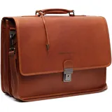 The Chesterfield Brand Glenwood Aktentaschen Messenger Leder 42 cm Laptopfach braun