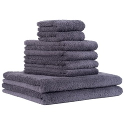 PANA® 8-tlg. Frottier-Set • Frottee Handtücher Set • Gästetuch • Handtuch • Duschtuch • 100% Baumwolle • Hautverträglich • Ökotex Zertifiziert • Handtuchset