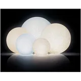 Mojawo Dekokugel Ø Ø12cm aus Kunststoff Bruchglas-Optik-MYW53072