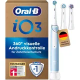 Oral-B iO Series 3 Plus hellblau + Aufsteckbürsten 3 St.