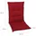 GO-DE Sitzauflage 108 x 50 x 5 cm rot 2-tlg.