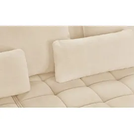 Switch Eckcouch Flachgewebe 2-Sitzer Creme