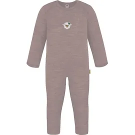 normani Outdoor Sports Baby Merino Strampler Waverly in Rosa | Gr.: 80