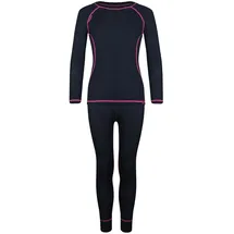 TROLLKIDS Merino Funktionsunterwäsche-set - Anthracite / Magenta - 98 cm