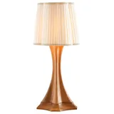 aea Braune Holzlampe modern, stilvoll, gemütlich,