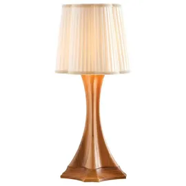 aea Braune Holzlampe modern, stilvoll, gemütlich,
