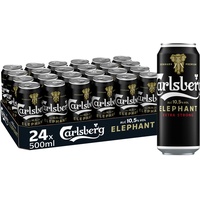 Carlsberg Elephant extra Strong 10,5% Stark-Bier, Dose Einweg (24 x 0.5 L) Dosenbier