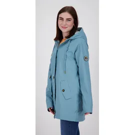 ankerglut Regenjacke "Friesennerz ANKERGLUT HVN", Damen, Gr. 40/42 (M), blau (hellblau), Obermaterial: 100% Polyurethan; Futter: 100% Polyester, figurumspielend, gerader Abschluss mit Druckknopf, Jacken Regenjacke, auch in Großen Größen erhältlich