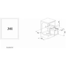Blanco Select II 30 l Schwarz