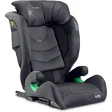 Nukido Kindersitz 15-36 kg Autositz Kinder Kinderautositz i-Size ISOFIX 4 Punkt Sicherheitsgurt 100 Bis 150 cm Einstellung Der Kopfstütze Abnehmbarer Bezug Waschbar 4 Bis 12 Jahre Grau