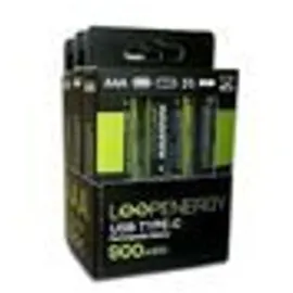 Verico Li-Ion-Akku Loop Energy AAA, mit USB-C Buchse, 12er Pack