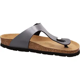 ROHDE Zehentrenner Pantolette Metallic-Optik Alba 5600, grau, | Gr.: 36