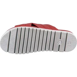 ROHDE Damen Pantolette Nappa Leder trendy Kreuzbandage Ponza 6302, Größe:38 EU, Farbe:Orange - 38