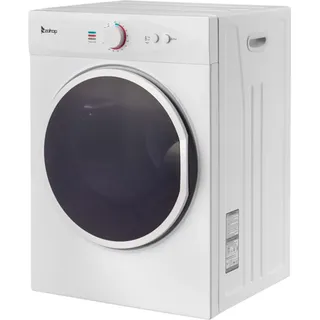 AIORBER 3kg Waschtrockner, mechanische Knopfsteuerung, Wandmontage, transluzente Tür, mit herausnehmbarem Flusenfilter, für kleine Wohnräume, Weiß - Weiß