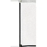 Sporti France Badminton Wettkampfnetz mit Rahmenstangen, Maschenweite 19mm, 1.6mm Emdé braun No Size