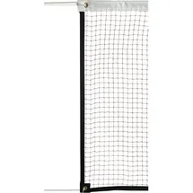 Sporti France Badminton Wettkampfnetz mit Rahmenstangen, Maschenweite 19mm, 1.6mm Emdé braun No Size