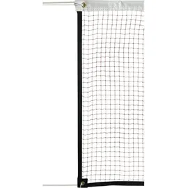 Sporti France Badminton Wettkampfnetz mit Rahmenstangen, Maschenweite 19mm, 1.6mm Emdé braun No Size