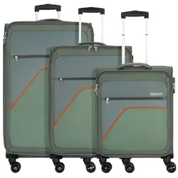 American Tourister Sky Surfer 4 Rollen Kofferset 3-teilig  grün