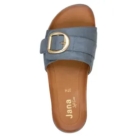 Jana Da.-Pantolette für Damen, blau, 40 EU