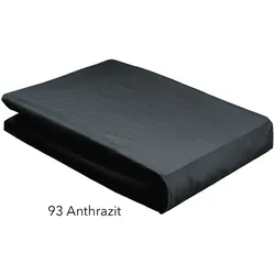 Elegante Boxspring Spannbettlaken - 100x200cm	93 anthrazit