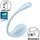 Satisfyer Smooth Petal Connect App 11 cm, Hellblau