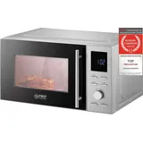 First Austria TZS First Austria Mikrowelle mit Grillfunktion 1100W, digital, 20L Kapazität, LED-Display, Auftaufunktion, 8 Automatikprogramme, Schnellst... | Silber