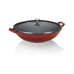 Kela Calido Wok Pfanne 11947 , Farbe: rot