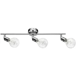 SPOT LIGHT Deckenleuchte "Bulbs", silber (silberfarben), Ø 9,00cm H: 14,00cm, Lampen, Deckenleuchte aus Metall für den Flur, Wohn- und Essbereich, Deckenspot Deckenstrahler
