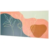 Klarstein Wonderwall Air Art Smart Infrarotheizung 60x120 cm 700W Wandinstallation App-Steuerung Goldene Linien