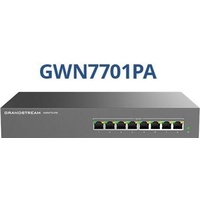 Grandstream Networkswitch GWN7701PA (8 Ports), Netzwerk Switch, Schwarz