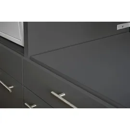laundreezy Mehrzweckschrank-Set 186 x 162 x 68 cm Grau