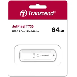 Transcend JetFlash 730 64 GB weiß USB 3.0