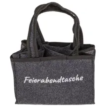 Out of the Blue Flaschentasche Feierabendtasche grau