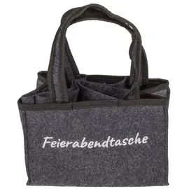 Out of the Blue Flaschentasche Feierabendtasche grau