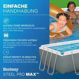 BESTWAY Steel Pro MAX Solo Pool 404 x 201 x 100 cm