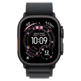 Apple Watch Ultra 3 GPS + Cellular 49 mm Titangehäuse Schwarz Alpine Loop Schwarz S
