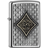 Zippo Karo Emblem 3D Sturmfeuerzeug