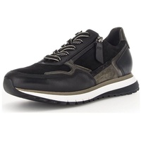 GABOR Sneaker Weite H - schwarz, Größe:4, Farbe:schw/mohair/smog 37