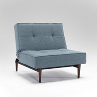 Innovation Living TM Sessel Splitback Styletto Beinen, in skandinavischen Design blau