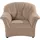 DOMO collection Sessel Elva Kunstleder 99 x 84 x 82 cm Beige mit Federkern