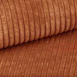 kaiser möbel Ecksofa Cordstoff 2-Sitzer Orange