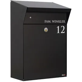Allux Bjørn Paketbriefkasten Schwarz