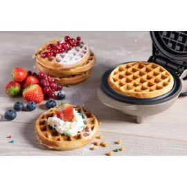 Bestron Mini Waffeleisen Hellbeige