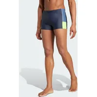 Adidas Colorblock Swim Boxer-Badehose Legend Ink / Preloved Ink / Lucid Lemon M