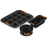 Le Creuset Antihaft-Backform-Set, 3-teilig
