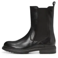 Marc O'Polo Marc OߴPolo Damen Chelsea Boots aus Leder mit höherem Schaft, Schwarz (Black), 36