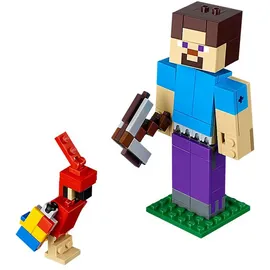 LEGO Minecraft BigFig Steve mit Papagei 21148